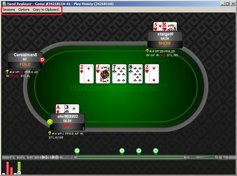 Poker Calculator Replayer